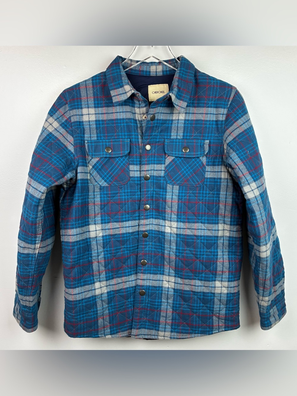 Cherokee Vintage Y2K Quilted Flannel Shacket